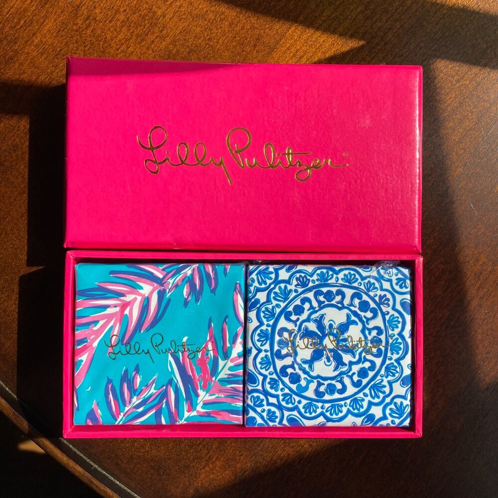 Lilly Pulitzer Scented Bath & Body Soap Boxed Set with gift box